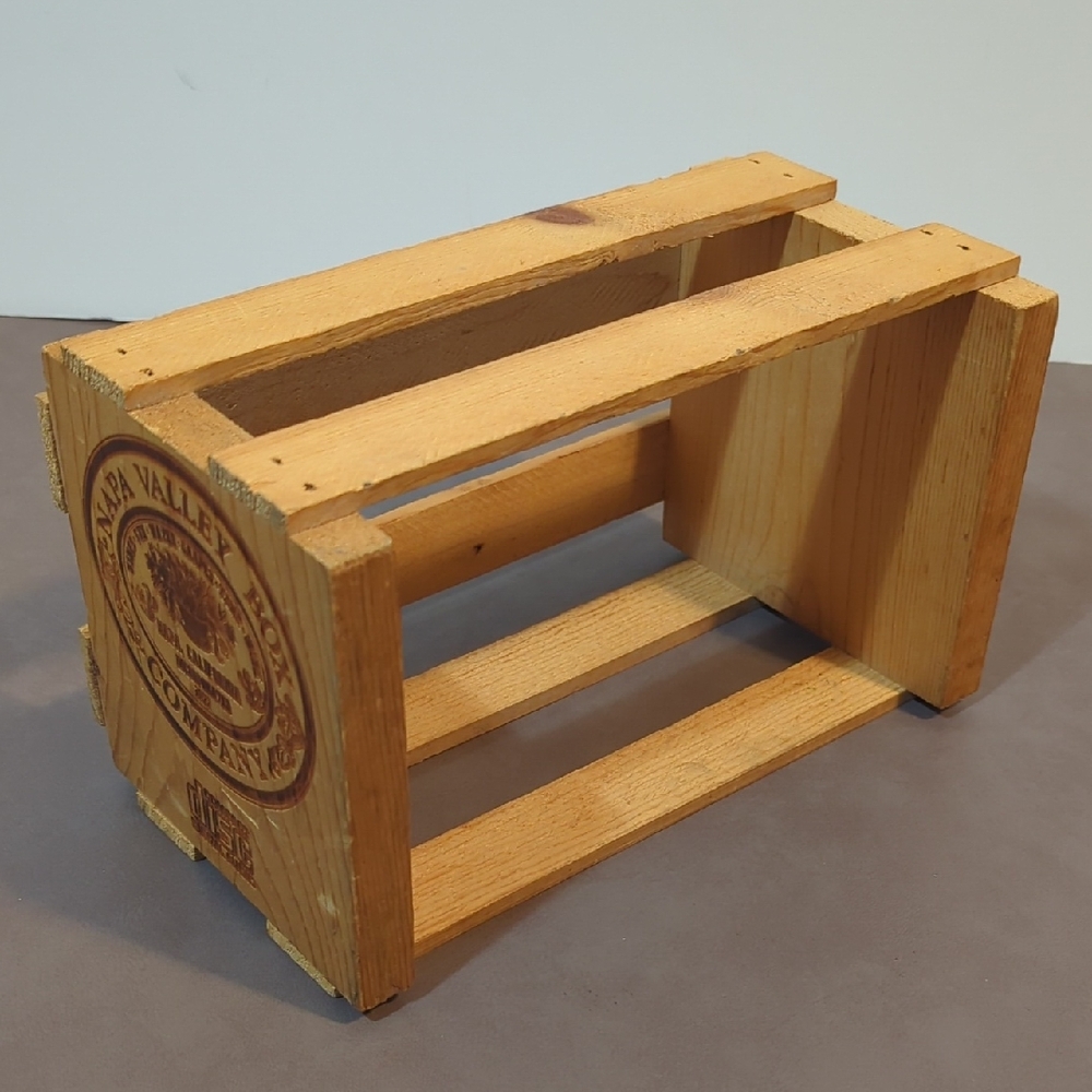 Napa Valley Company Compact Disc CD Box Crate California Wine